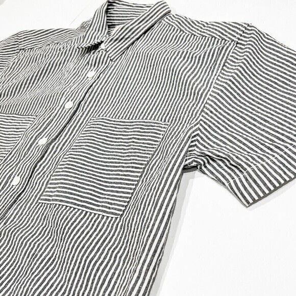 Salt Surf Button Down Striped Shirt - Picture 2 of 9